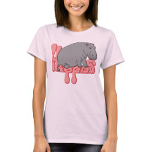 Hippopotame lourd - rose