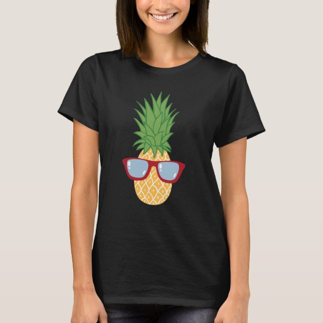 T-shirt Hipster Pineapple Love Motivation Love Pineapple H (Devant)