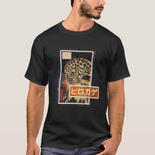 T-shirt Hirokage vintage Tigre Japonais Tattoo Lofi Vaporw