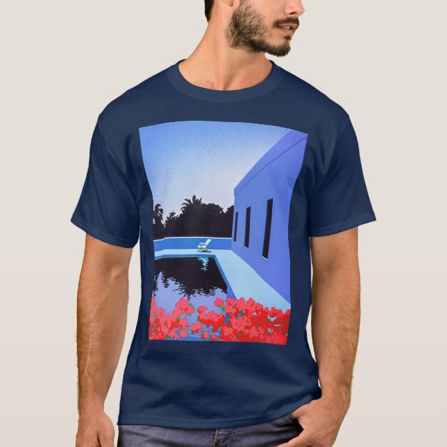 T-shirt Hiroshi Nagai Flowers pool Active (Devant)