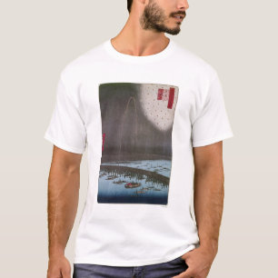 T-shirt Hiroshige : Vue d'Edo, 1858