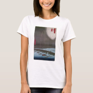 T-shirt Hiroshige : Vue d'Edo, 1858