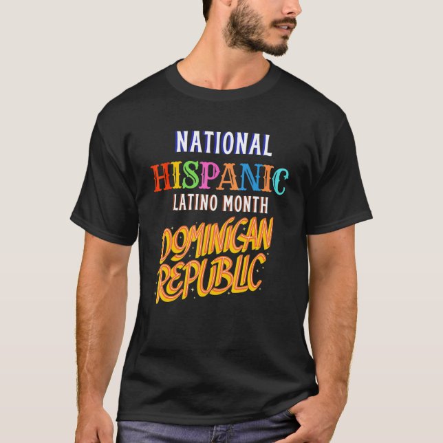 T-shirt Hispanic Ceremony Month Prideful Latin Spanish Ami (Devant)