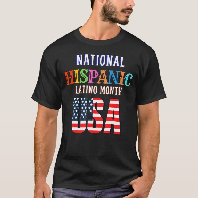 T-shirt Hispanic Ceremony Month Prideful Latin Spanish Ami (Devant)