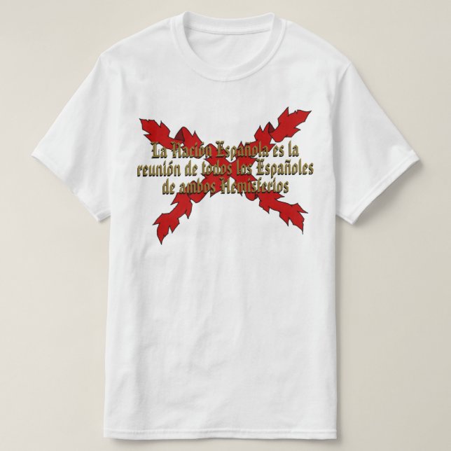 T-SHIRT HISPANIDAD (Design devant)