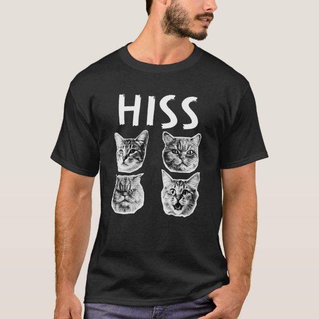 T-SHIRT HISS (KISS) (Devant)