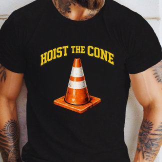T-shirt Hissez le Cône Drôle de Mème de Baseball
