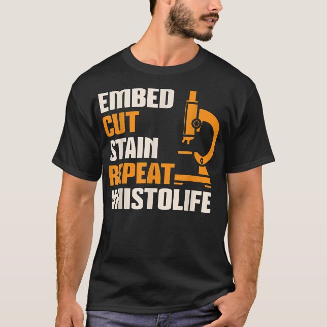 T-shirt Histo Vie Histologie Histologue Technicien Apparen (Devant)