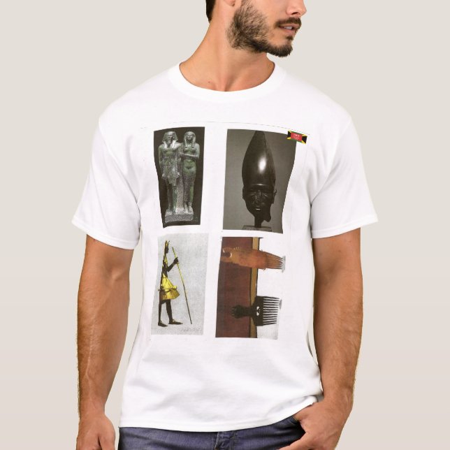 T-shirt HISTOIRE AFRICAINE NOIRE (Devant)