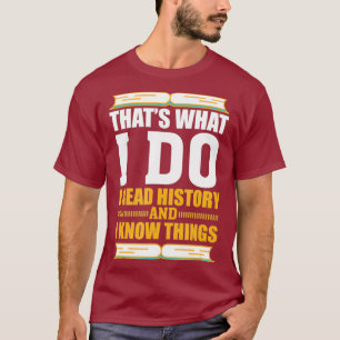 T-shirt Histoire amusante pour l'histoire Bouff enseignant