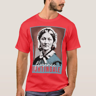 T-shirt Histoire des femmes Mois Infirmière Florence Night