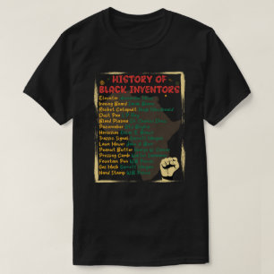T-shirt Histoire des inventeurs noirs et de leurs inventio