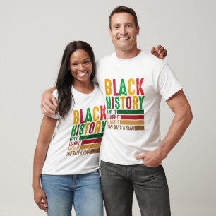 T-shirt Histoire des Noirs