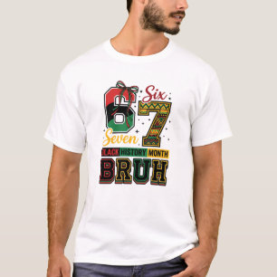 T-shirt Histoire des Noirs 67 Mème Viral Six Sept
