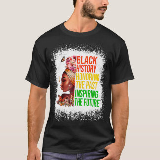 T-shirt Histoire des Noirs honorer le passé Inspirant Homm