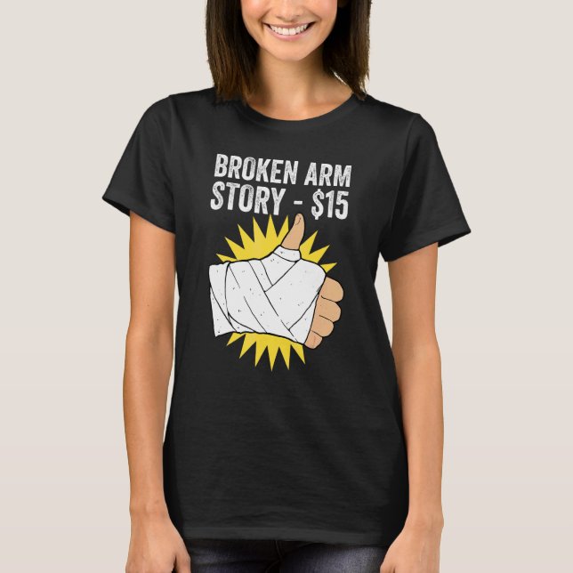 T-shirt Histoire du bras cassé (Devant)