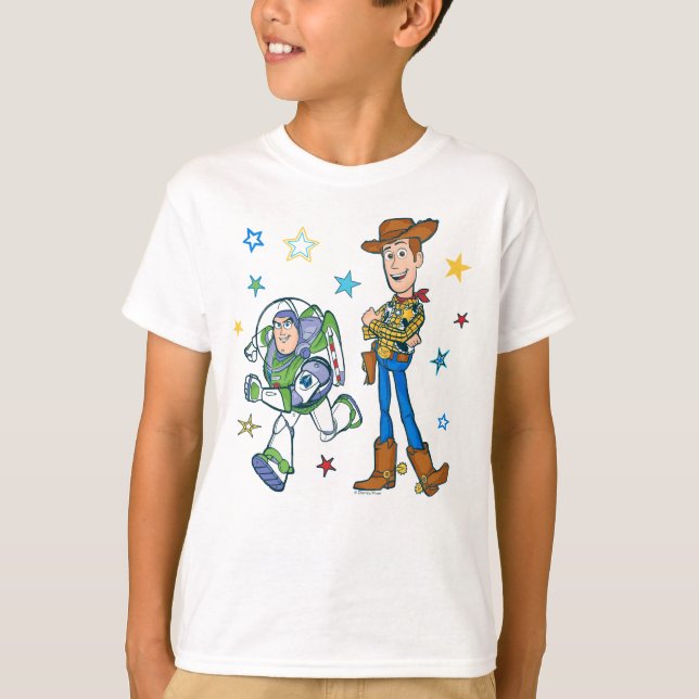 T-shirt Histoire du jouet | Buzz & Woody (Devant)