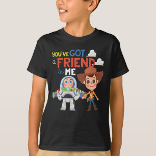 T-shirt Histoire du jouet   Caricature Buzz et Woody
