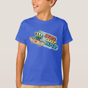 T-shirt Histoire du jouet   Petit Vert Hommes Patinage Dor