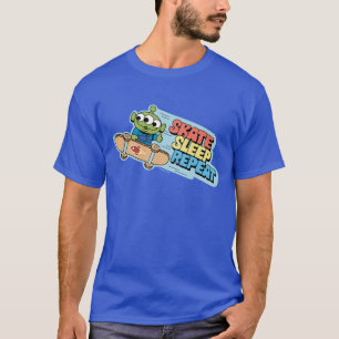 T-shirt Histoire du jouet   Petit Vert Hommes Patinage Dor