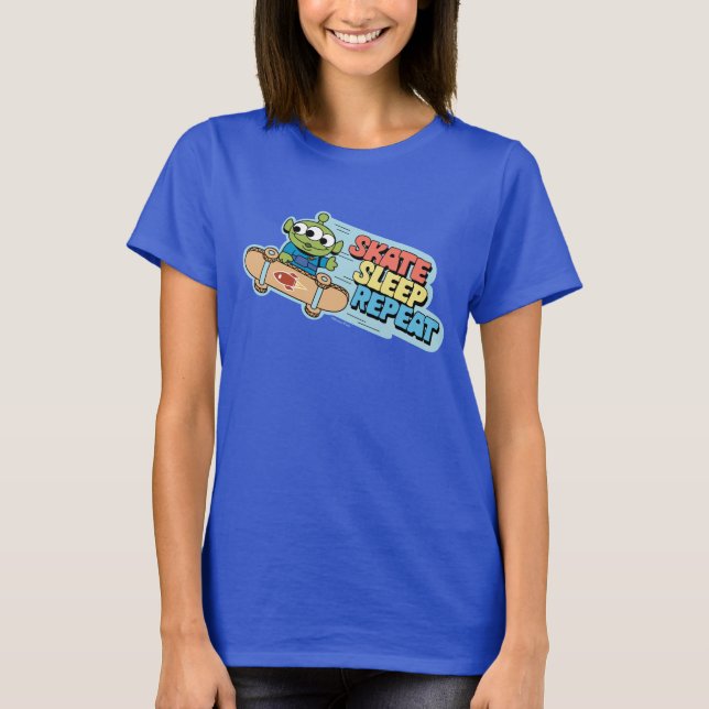T-shirt Histoire du jouet | Petit Vert Hommes Patinage Dor (Devant)