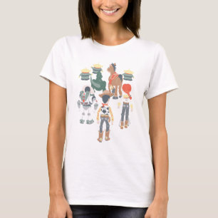 T-shirt Histoire du jouet   Toy Story Friends Turn 2
