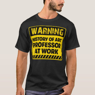 T-shirt Histoire du professeur d'art à l'oeuvre