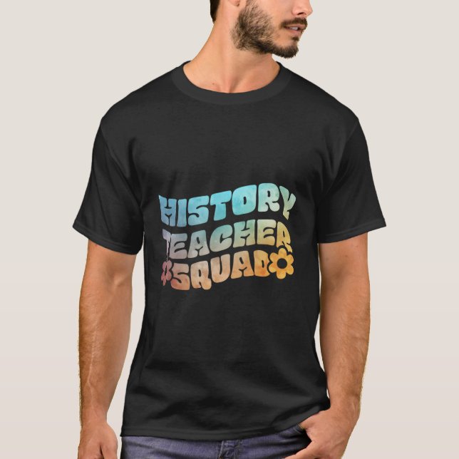 T-shirt Histoire Enseignant Études sociales (Devant)
