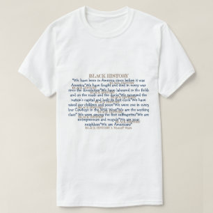 T-shirt Histoire noire (le double a dégrossi) - une
