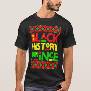 T-shirt Histoire noire Prince Melanin Boy Son Bruh Brown S
