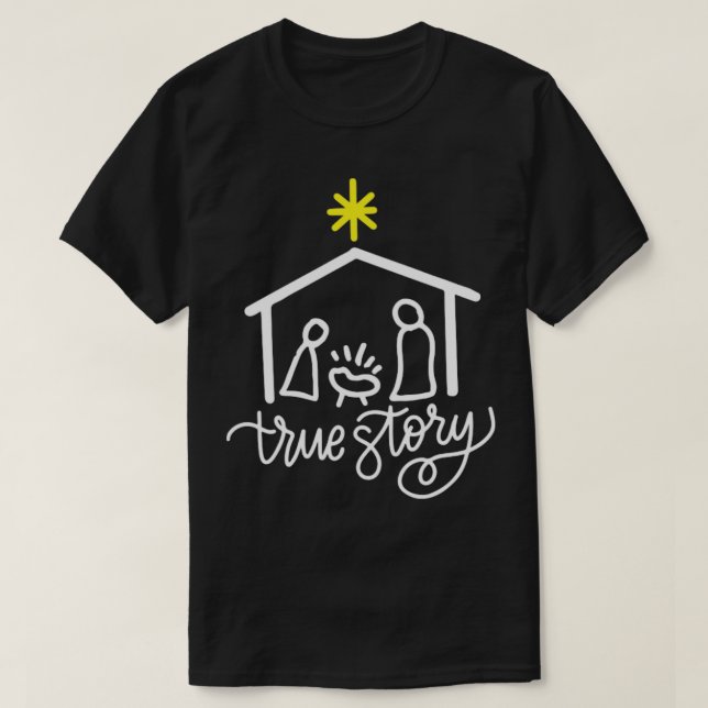 T-shirt Histoire réelle (Design devant)