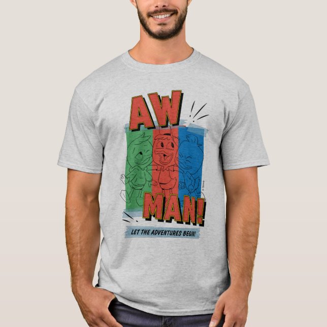 T-shirt Histoires de canards| Laissons les aventures comme (Devant)