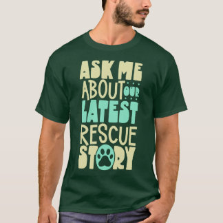 T-shirt Histoires de sauvetage des animaux Protection des 