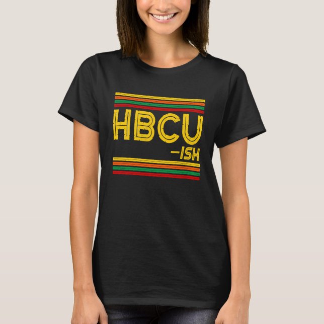T-shirt Historical Black College Alumni  HBCU ISH (Devant)