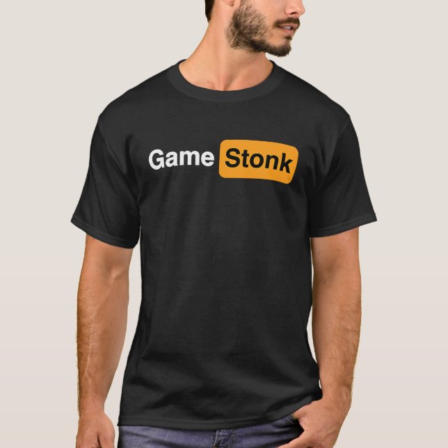 T-shirt Historical Game Stonk Wallstreetbets (Devant)