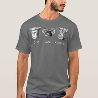 T-shirt Historique de l'architecture des commandes classiq