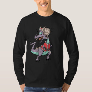 T-shirt Hit critique D20 Dice Rpg Mème Pnp Dragon Père Noë