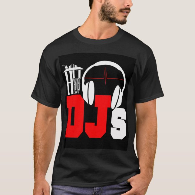 T-shirt Hit House DJ's Black T Shirt (Devant)