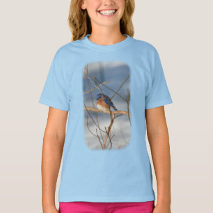 T-shirt Hiver Bluebird Nature animale