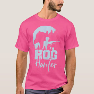 T-shirt Hiver Chasseur de porcs Faune Aventure de tir