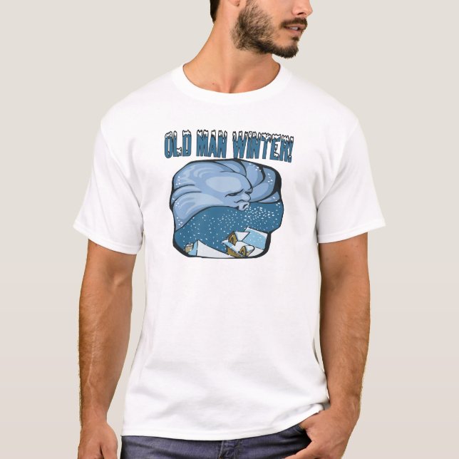 T-shirt Hiver de vieil homme (Devant)