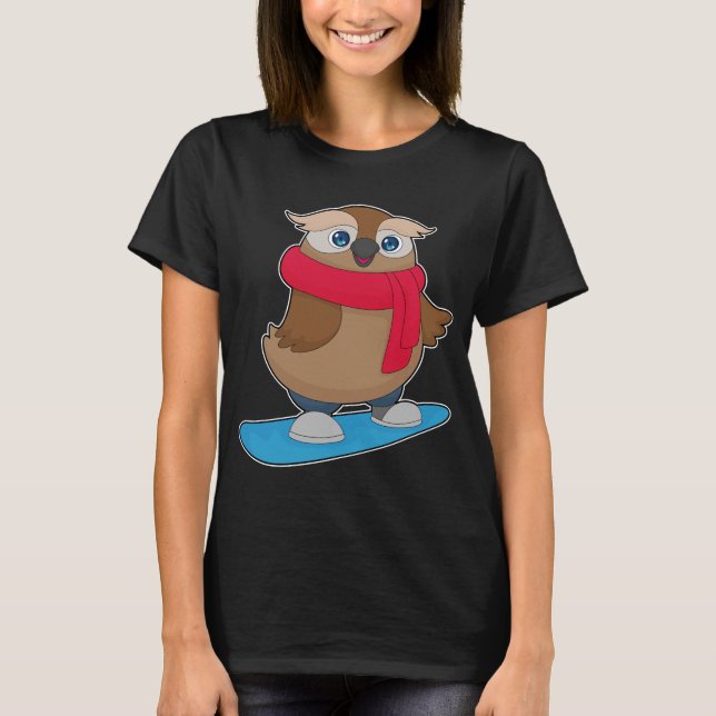 T-shirt Hivernage de Chouette (Devant)
