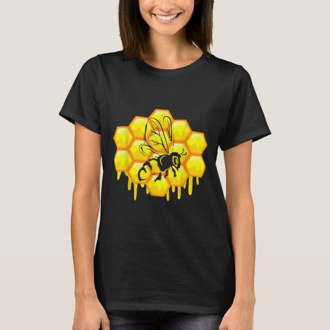 T-shirt Hives de miel et peigne de miel (Devant)
