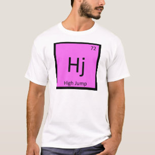 T-shirt Hj - Saut en Hauteur Athlétisme Symbole Chimique