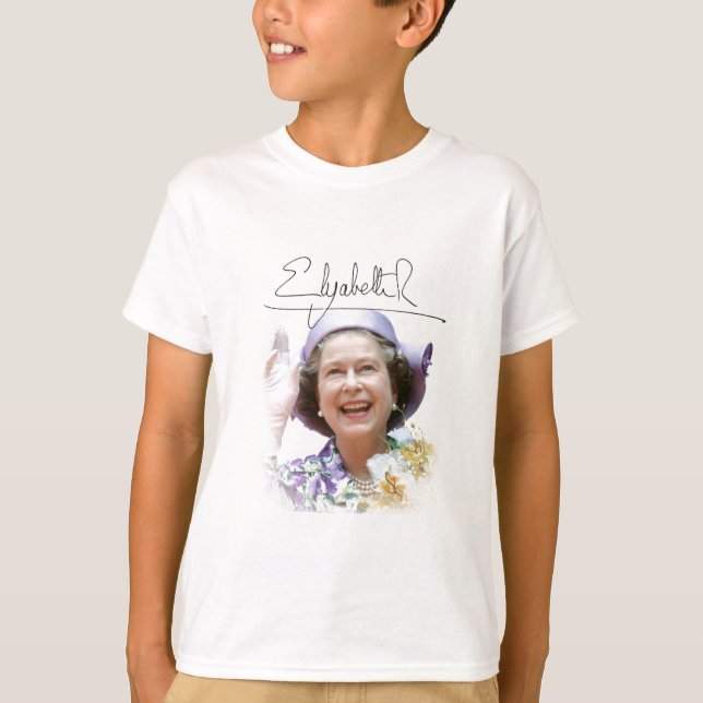 T-shirt HM Queen Elizabeth II (Devant)
