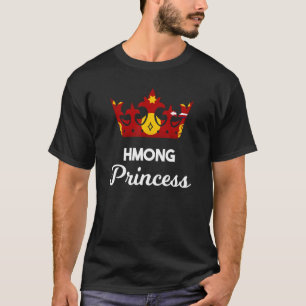 T-shirt Hmong Miao Drapeau Fête Fille Femme Princesse Quee