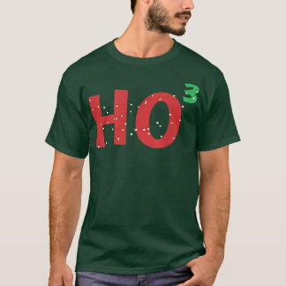 T-shirt Ho3 Feux de Noël Ho Ho Ho Math Amoureux Noël