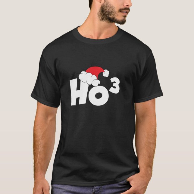 T-shirt Ho Cubed Christmas Math Ho Ho Christmas T Shirt (Devant)