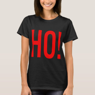 T-shirt Ho Funny Correspondance pyjama Noël Top Rouge pour