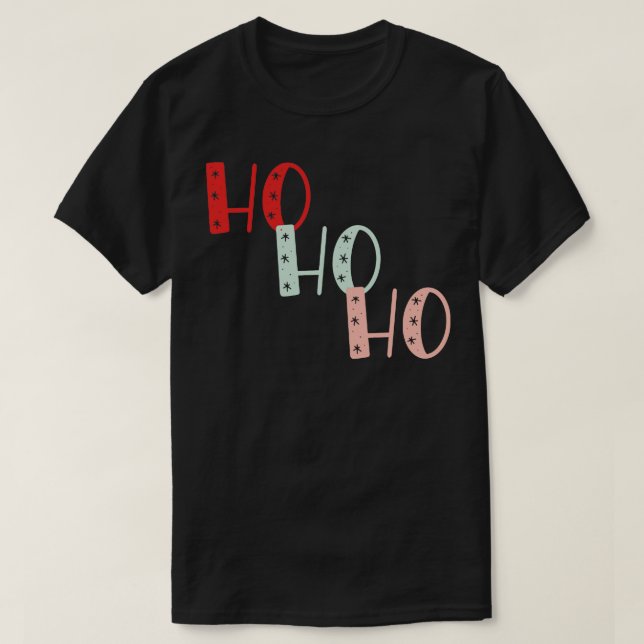 T-shirt Ho Ho Ho (Design devant)